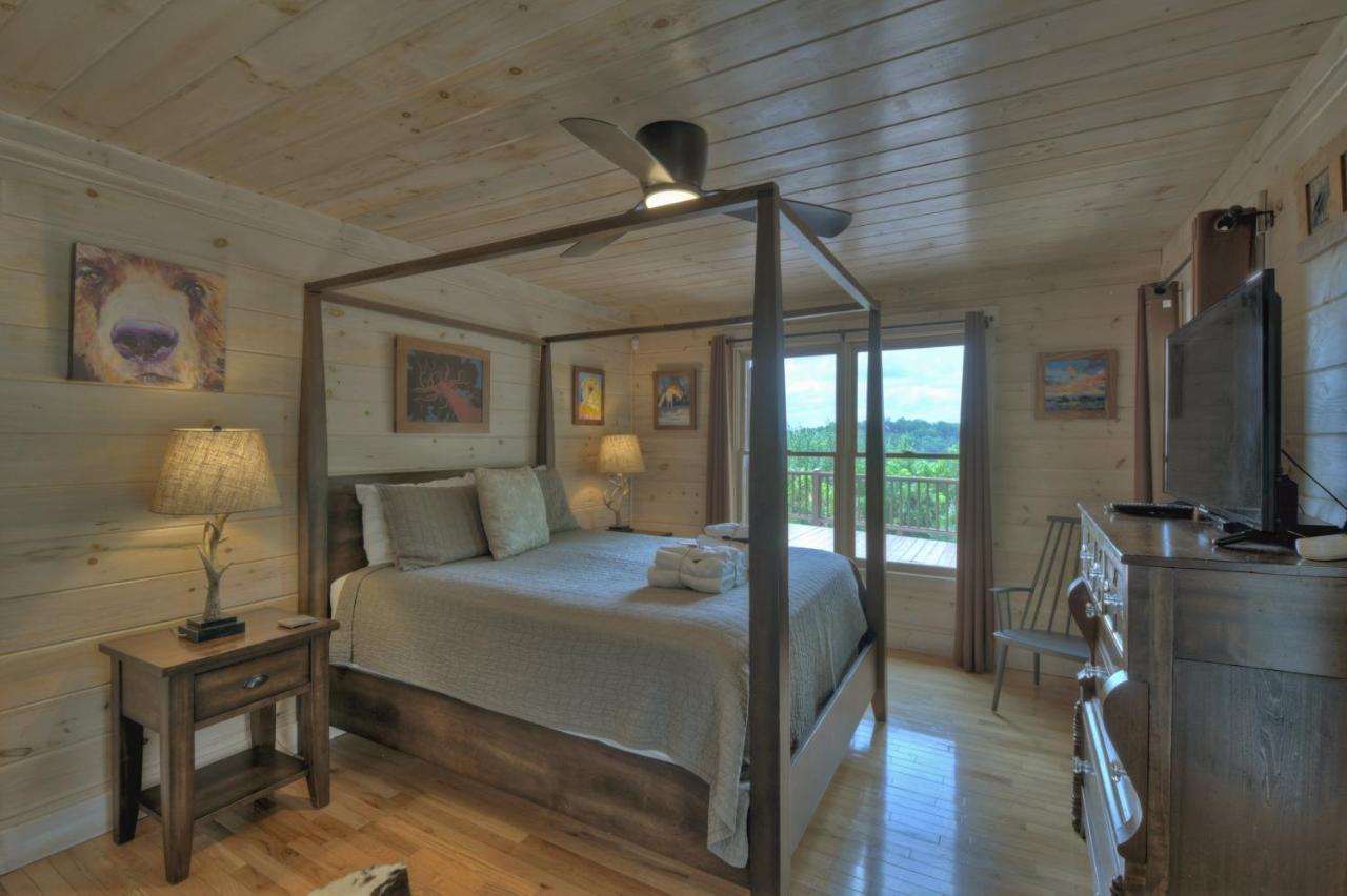 Вилла Champagne Chalet - Cuddleup Morganton Экстерьер фото